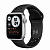 Купить Apple Watch Series 6 // 40мм GPS // Корпус из алюминия серебристого цвета, спортивный ремешок Nike цвета «Антрацитовый/чёрный»
