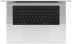 MacBook Pro 16" «Серебристый» (MX2W3) Touch ID // Чип Apple M4 Max 16-Core CPU, 40-Core GPU, 48 ГБ, 1 ТБ // Стандартное покрытие (Standard display) (2024)