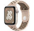 Apple Watch SE // 40мм GPS // Корпус из алюминия цвета «сияющая звезда», спортивный ремешок Nike цвета «Пустынный камень» (2024)