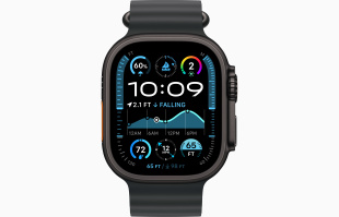 Apple Watch Ultra 2 (2024) // 49мм GPS + Cellular // Корпус из черного титана, ремешок Ocean Band черного цвета