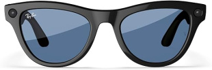 Умные очки Ray-Ban Stories Skyler (Черная глянцевая оправа, прозрачные фотохромные линзы)