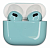 Купить AirPods (3‑го поколения) (2021) - беспроводные наушники Apple с зарядным кейсом (Бирюзовый, глянец)