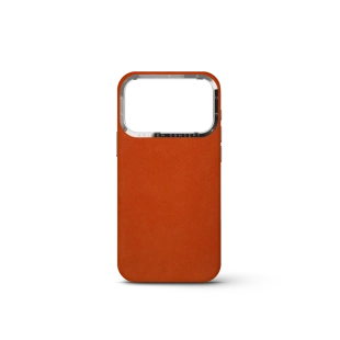 Чехол Golden Concept для iPhone 18 Pro Max, Alcantara (Orange)