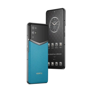 Телефон VERTU iVertu 5G, Calf Leather (Lake Blue/Голубое озеро)