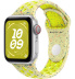 Apple Watch SE // 44мм GPS+Cellular // Корпус из алюминия серебристого цвета, спортивный ремешок Nike цвета «Электрическая вспышка» (2024)