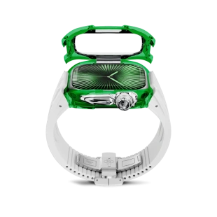 Корпус Golden Concept для Apple Watch, 49 мм, Racing Sport Edition Transparent, Sapphire Green