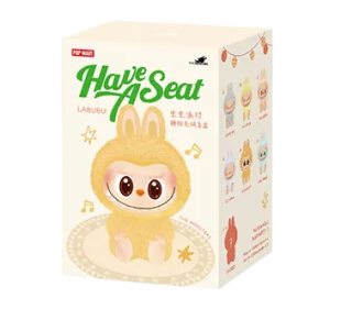 Секретный бокс с брелком LABUBU THE MONSTERS Have a Seat, Vinyl Plush, Blind Box (фигурка попадается случайно)