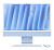 Купить Apple iMac 24" Retina 4,5K // Чип Apple M6 12-Core CPU, 12-Core GPU // 16 ГБ, 256 ГБ // Standard glass // Синий цвет (2026)