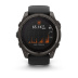 Мультиспортивные часы Garmin Fenix 8 (51mm) Solar, Sapphire, титановый угольно-серый корпус с DLC-покрытием, черный силиконовый ремешок