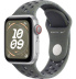 Apple Watch SE // 44мм GPS+Cellular // Корпус из алюминия серебристого цвета, спортивный ремешок Nike цвета «Карго хаки» (2024)