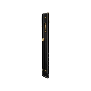 Телефон Vertu Signature+, Black steel, Calf Leather, Gold (Jade Black/Нефритовый черный)