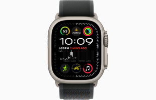 Apple Watch Ultra 2 (2024) // 49мм GPS + Cellular // Корпус из титана, ремешок Trail Loop черного цвета, S/M