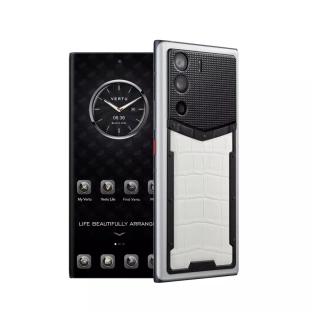 Телефон Vertu METAVERTU 5G Web3, Alligator Leather (Glacier White/Белый с белым корпусом)