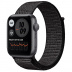 Apple Watch SE // 44мм GPS // Корпус из алюминия цвета «серый космос», спортивный браслет Nike чёрного цвета (2020)