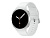 Купить  Samsung Galaxy Watch8 ( 44 мм) Wifi+LTE, серебристый корпус, гибридный ремешок белого цвета
