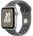Apple Watch SE // 44мм GPS // Корпус из алюминия серебристого цвета, спортивный ремешок Nike цвета «Карго хаки» (2024)
