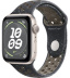 Apple Watch SE // 44мм GPS // Корпус из алюминия цвета «сияющая звезда», спортивный ремешок Nike цвета «Полуночное небо» (2024)
