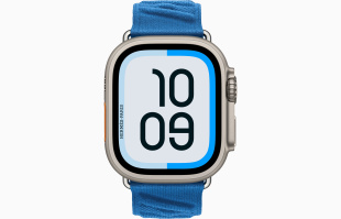 Apple Watch Hermes Ultra 2 (2024) // 49мм GPS + Cellular // Корпус из титана, спортивный ремешок En Mer, цвета Bleu Hydra