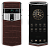 Телефон Vertu Agent Q, Alligator Collector’s Edition (Amber Brown/Коричневый)