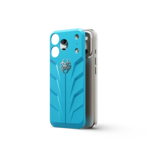 Чехол Golden Concept для iPhone 17 Pro, Magnetic Shield, Racing Sport Rubber, Curacao Blue Чехол Golden Concept для iPhone 17 Pro, Magnetic Shield, Racing Sport Rubber, Curacao Blue