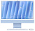 Apple iMac 24" (MD2T4) Retina 4,5K // Чип Apple M4 10-Core CPU,10-Core GPU // 24 ГБ, 512 ГБ, Синий цвет (2024)