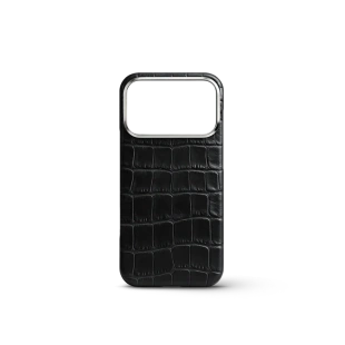 Чехол Golden Concept для iPhone 18 Pro, Alligator Edition (Black)