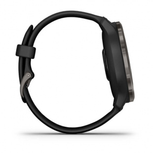 Умные часы Garmin Venu 2 (45mm), серый корпус, черный силиконовый ремешок