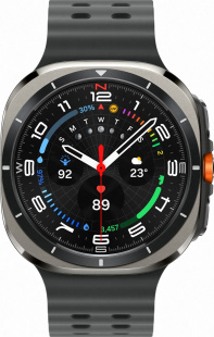 Samsung Galaxy Watch Ultra (47 мм) Wifi+LTE, корпус серый титан, ремешок Marine Band темно-серого цвета