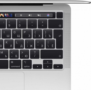 MacBook Pro 13" «Серебристый» (Custom) + Touch Bar и Touch ID // Чип Apple M1 8-Core CPU, 8-Core GPU, 8 ГБ, 1 ТБ (Late 2020)