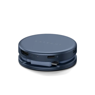 Многопортовый адаптер Satechi OntheGo 5-в-1 (Indigo)