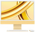 Apple iMac 24" (MQRL3)  Retina 4,5K // Чип Apple M3 8-Core CPU, 10-Core GPU // 8 ГБ, 256 ГБ, Желтый цвет (2023)