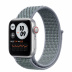 Apple Watch SE // 40мм GPS + Cellular // Корпус из алюминия серебристого цвета, спортивный браслет Nike цвета «Дымчатый серый» (2020)