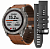 Купить Мультиспортивные часы Garmin Fenix 7X (51mm) Sapphire Solar, титановый корпус, коричневый кожаный ремешок