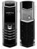 Телефон Vertu Signature V, Stainless steel, Calf Leather (Pure Silver/Черный)