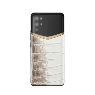Телефон VERTU iVertu 5G, Rococo Himalaya Crocodile Skin, Gold&Diamonds