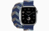 Apple Watch Series 9 Hermès // 41мм GPS+Cellular // Корпус из нержавеющей стали серебристого цвета, ремешок Bridon Double Tour цвета Navy