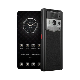 Телефон Vertu METAVERTU 2 Standart Edition, Black Ceramic Silver, Calf Leather (Ink Black/Черный)