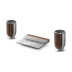 Комплект из винилового проигрывателя и стриминговых колонок Bang&Olufsen Beosystem 3000c (Grey Aluminium/Artisan Walnut)