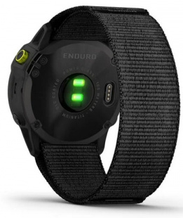 Умные часы Garmin Enduro (51mm), угольно-серый титановый корпус с DLC-покрытием, черный нейлоновый ремешок UltraFit