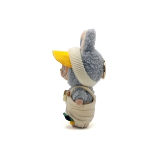 Брелок POP MART LABUBU THE MONSTERS, Fresh Look Rabbit Heartbeat Macaron, Vinyl Face Hang Tag Box 