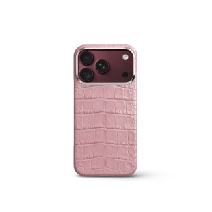 Чехол Golden Concept для iPhone 18 Pro, Alligator Edition (Pink)