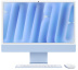 Apple iMac 24" (MWV33) Retina 4,5K // Чип Apple M4 10-Core CPU,10-Core GPU // 16 ГБ, 512 ГБ, Синий цвет (2024)