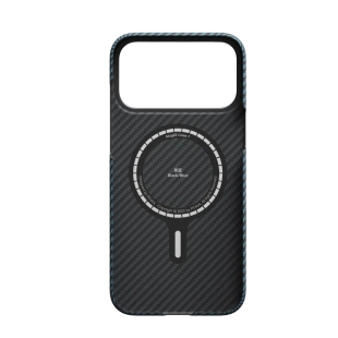 Ультратонкий чехол Pitaka Ultra-Slim Case для iPhone 17 Pro Max, 1500D Black/Blue (Twill) (PitaTap) Ультратонкий чехол Pitaka Ultra-Slim Case для iPhone 17 Pro Max, 1500D Black/Blue (Twill) (PitaTap)