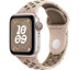 Apple Watch SE // 40мм GPS+Cellular // Корпус из алюминия цвета «сияющая звезда», спортивный ремешок Nike цвета «Пустынный камень» (2024)