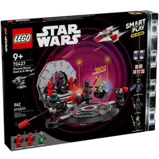 Конструктор Lego Star Wars SMART Play Дуэль в тронном зале и истребитель A-wing (75427)