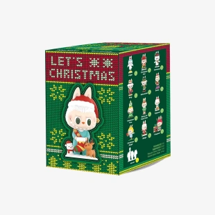 Секретный бокс с фигуркой POP MART LABUBU THE MONSTERS, Let's Christmas (Christmas Together) Series, Blind Box (фигурка попадается случайно) (1 коробка)