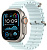 Купить Apple Watch Ultra 2 (2024) // 49мм GPS + Cellular // Корпус из титана, ремешок Ocean Band цвета "ледяной синий"