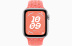 Apple Watch SE // 40мм GPS // Корпус из алюминия серебристого цвета, спортивный ремешок Nike цвета «Волшебный уголек» (2024)