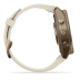 Мультиспортивные часы Garmin Fenix 9 Pro (43mm), титановый корпус Autumn Gold, бежевый силиконовый ремешок (Cream/French Gray)