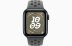 Apple Watch SE // 40мм GPS+Cellular // Корпус из алюминия цвета «тёмная ночь», спортивный ремешок Nike цвета «Карго хаки» (2024)
